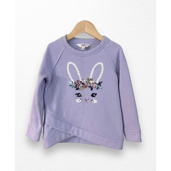 Bailey Lane Bunny Sweatshirt, Size 4/5 - Picture 1 of 9